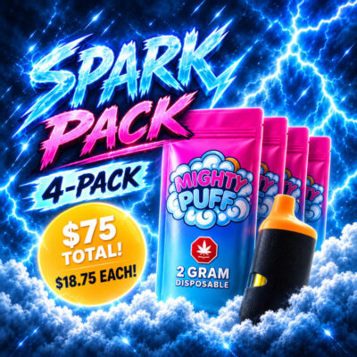 Spark Pack – 4-Pack 2G Disposables